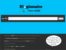 Tablet Screenshot of blogionaire.com